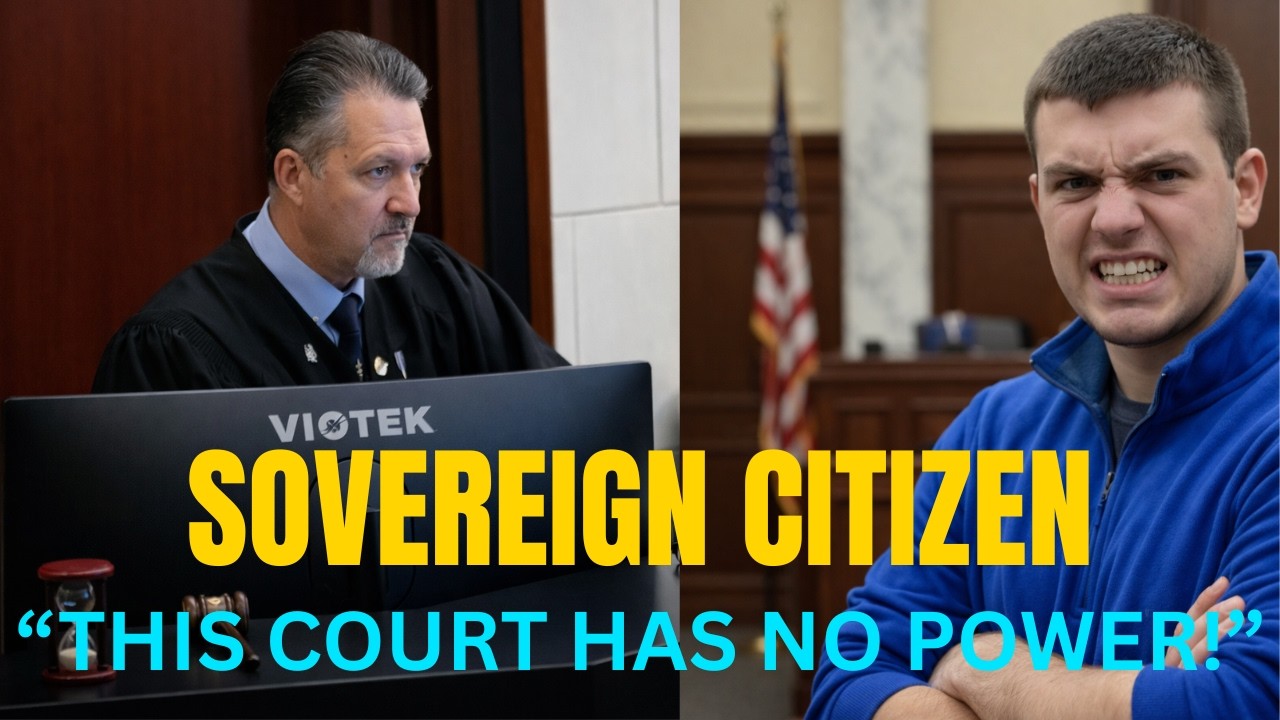 Judge  SHUTS DOWN Sovereign Citizen’s Pro Se Defense— Intense Courtroom ShowdownDescription