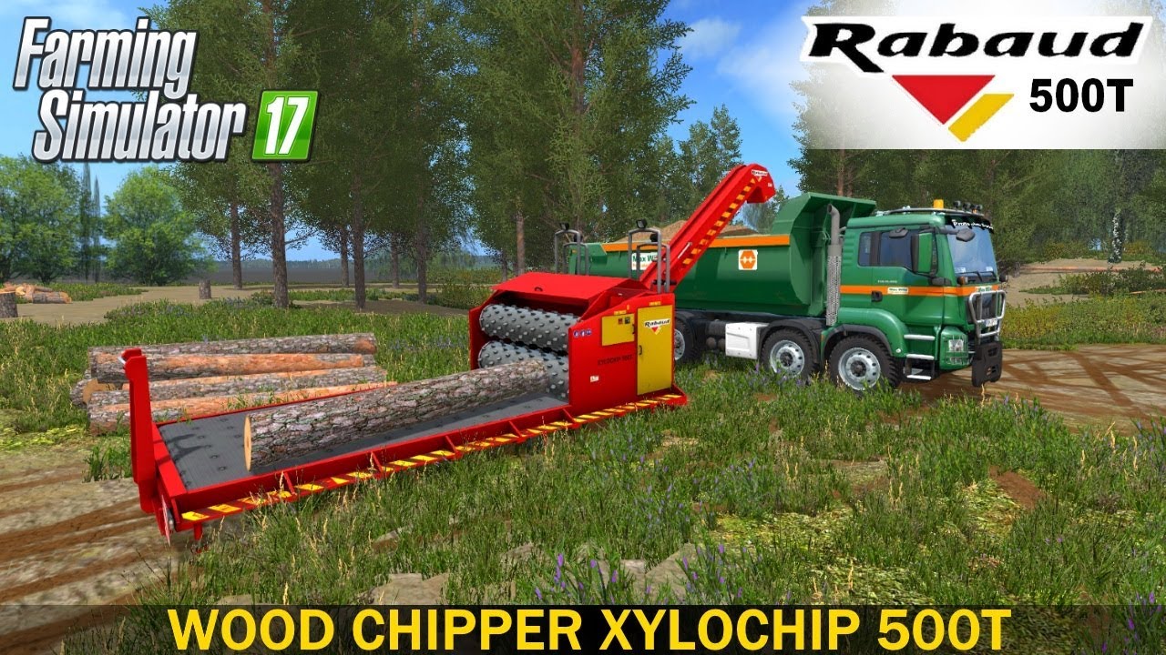 Farming Simulator 17 WOOD CHIPPER XYLOCHIP 500T