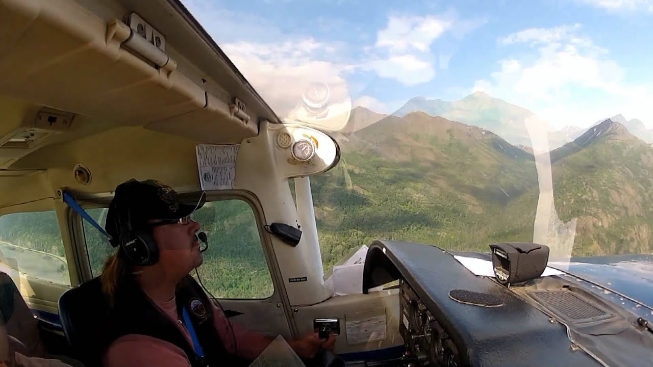 Flying Over Cook Inlet Alaska - by Geoff Oliver