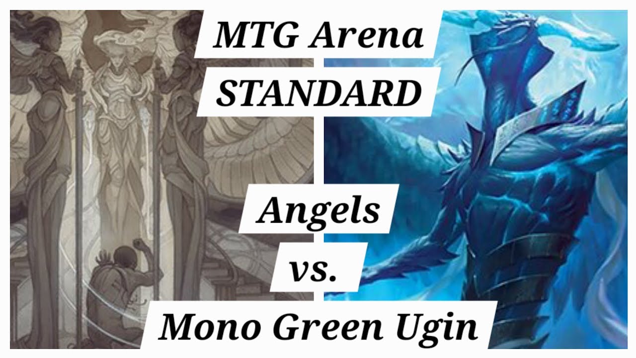 [STANDARD] Mono White Angels vs. Mono Green Ugin &ndash; Ranked Bo1 | MTG Arena