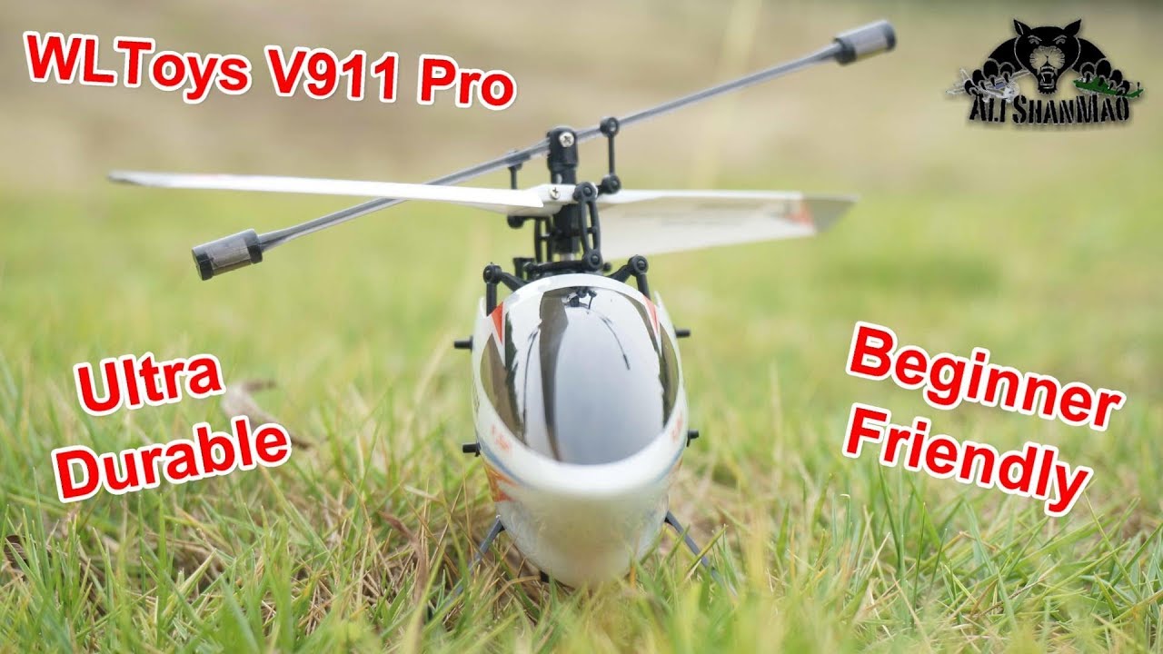 WLToys V911 Pro Ultra Durable Beginners Mini Electric RC Helicopter