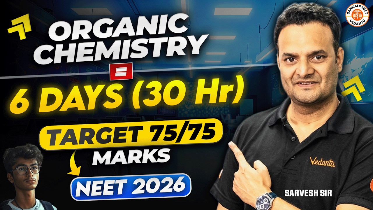 6 DAYS TO CHANGE YOUR NEET -2026 RESULT