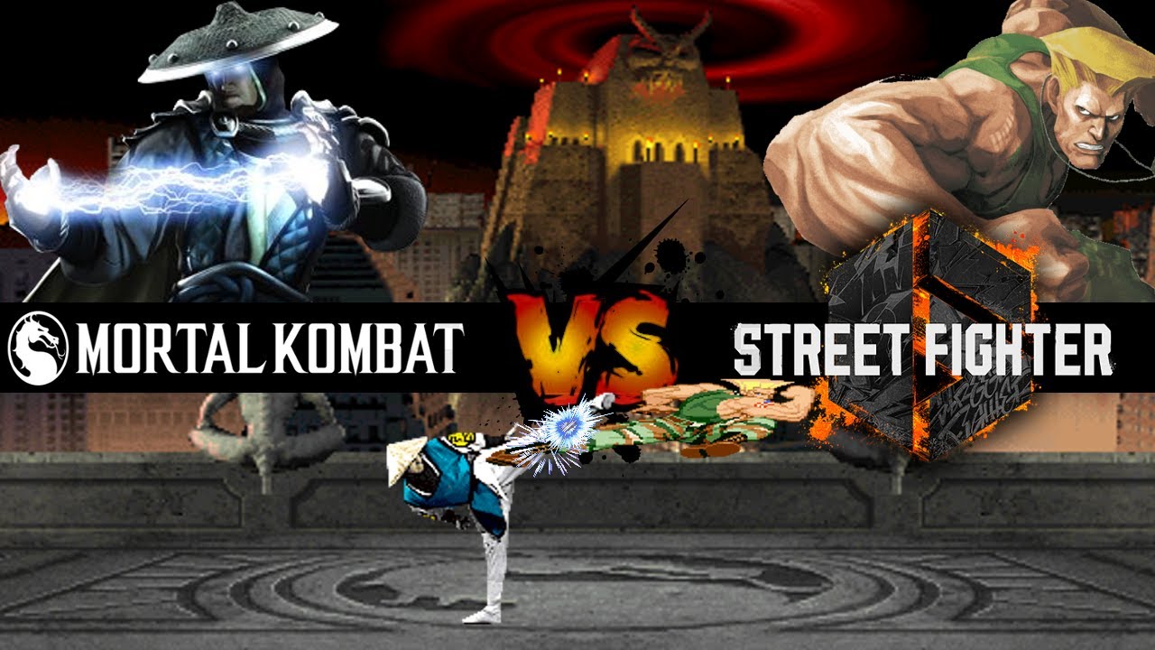 Mortal Kombat vs Street Fighter Animation: Raiden vs Guile