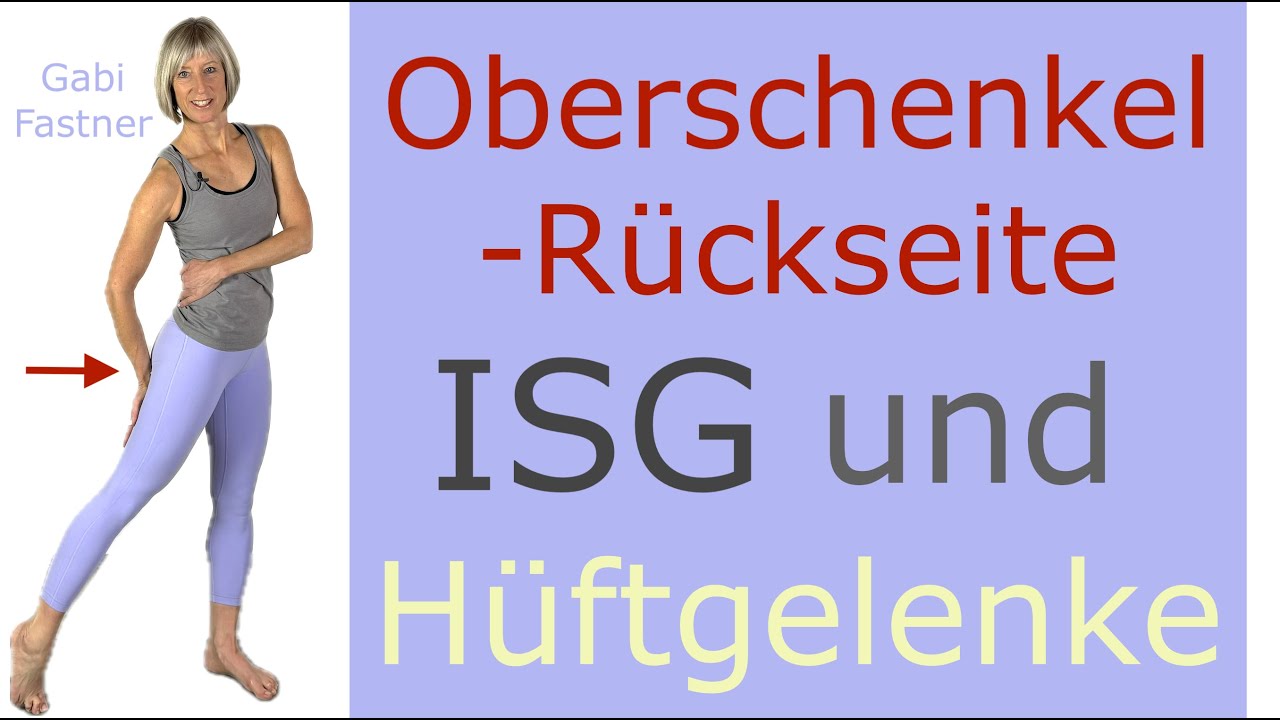 ♦️25 min. Oberschenkel-Rückseite gestärkt, ISG & Hüfte gelockert und stabilisiert, ohne Geräte