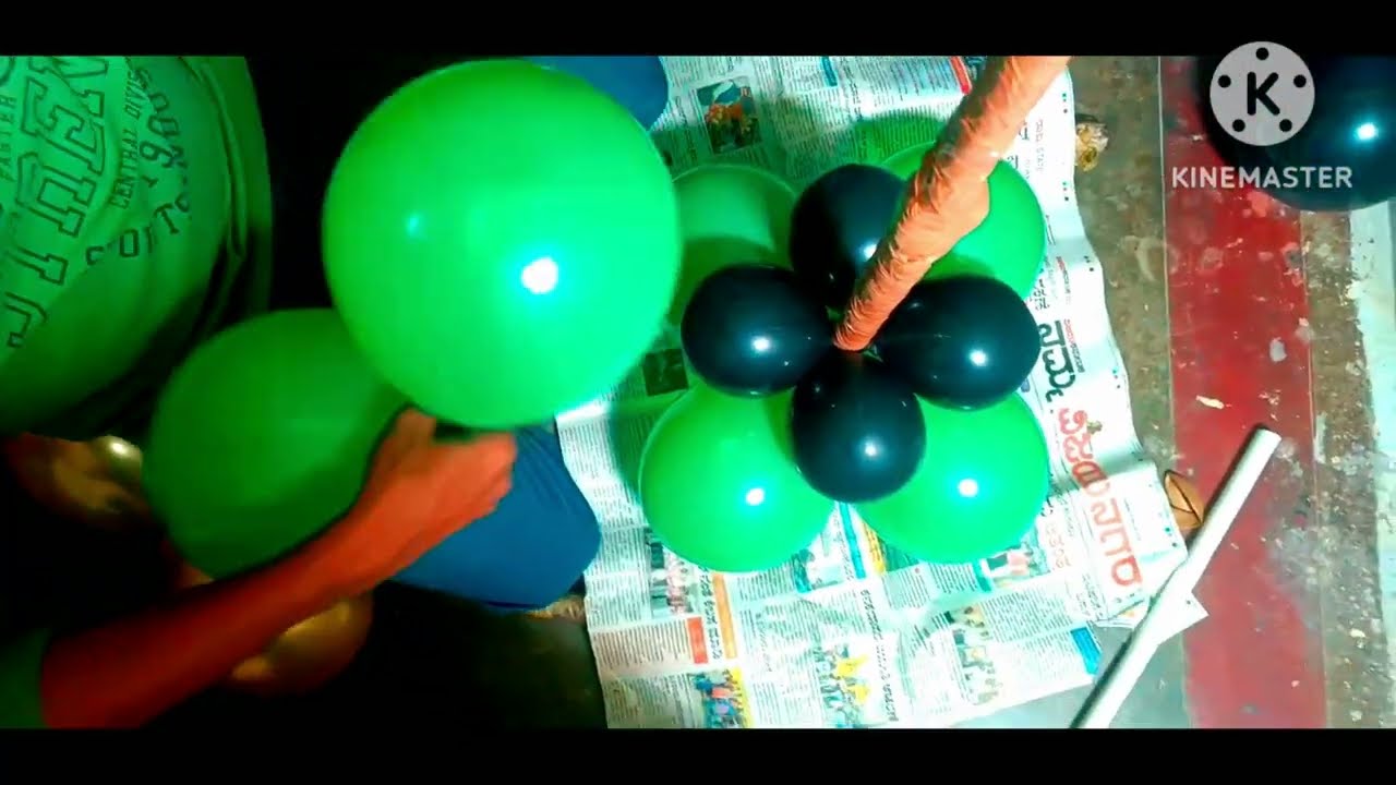Balloon decorated easy tricks 🎈
