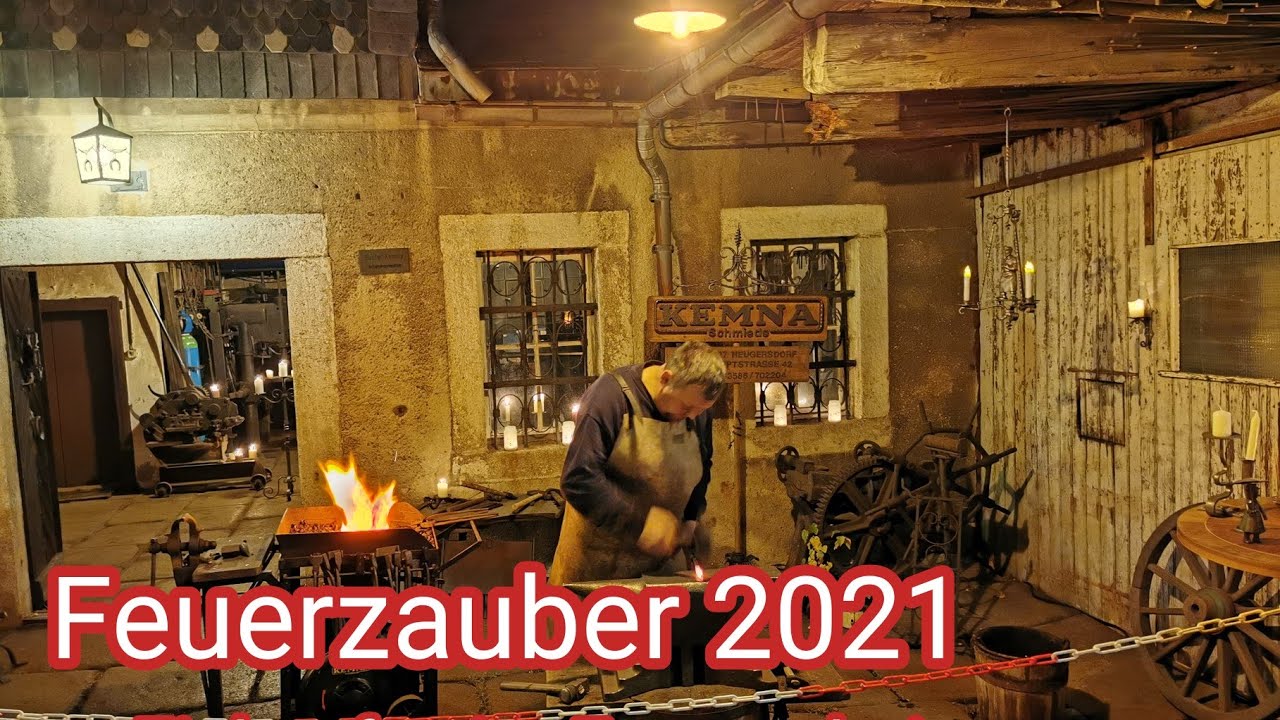 Feuerzauber am 12. November 2021 in Neugersdorf