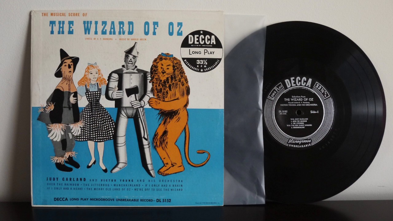 Judy Garland Victor Young The Ken Darby Singers ‎– The Wizard Of Oz (1949) Decca ‎– DL 5152