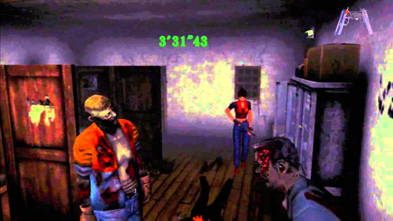 Resident Evil Code Veronica X - Modo batalla (Claire con el traje normal)