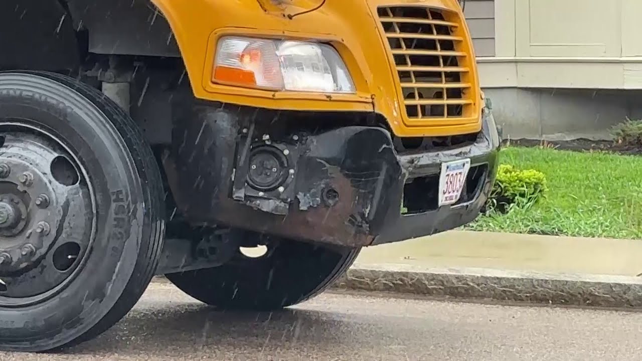 Crash involving school bus, SUV investigated in Boston