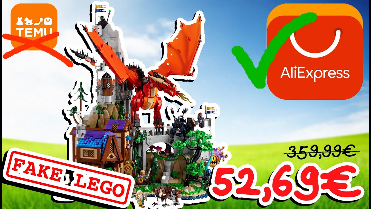 VORSICHT beim Kauf von Lego FAKES - Temu und AliExpress - Klemmbaustein Test