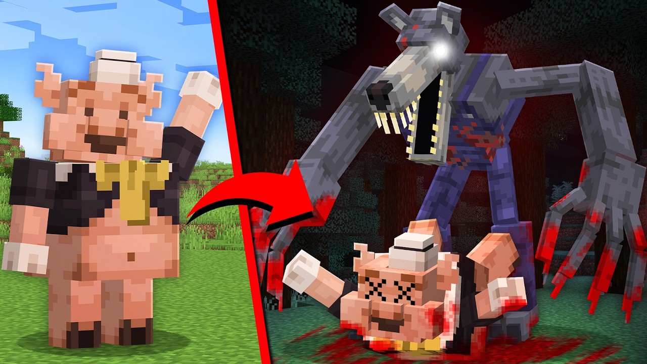 Convertí CUENTOS INFANTILES en TERROR en Minecraft