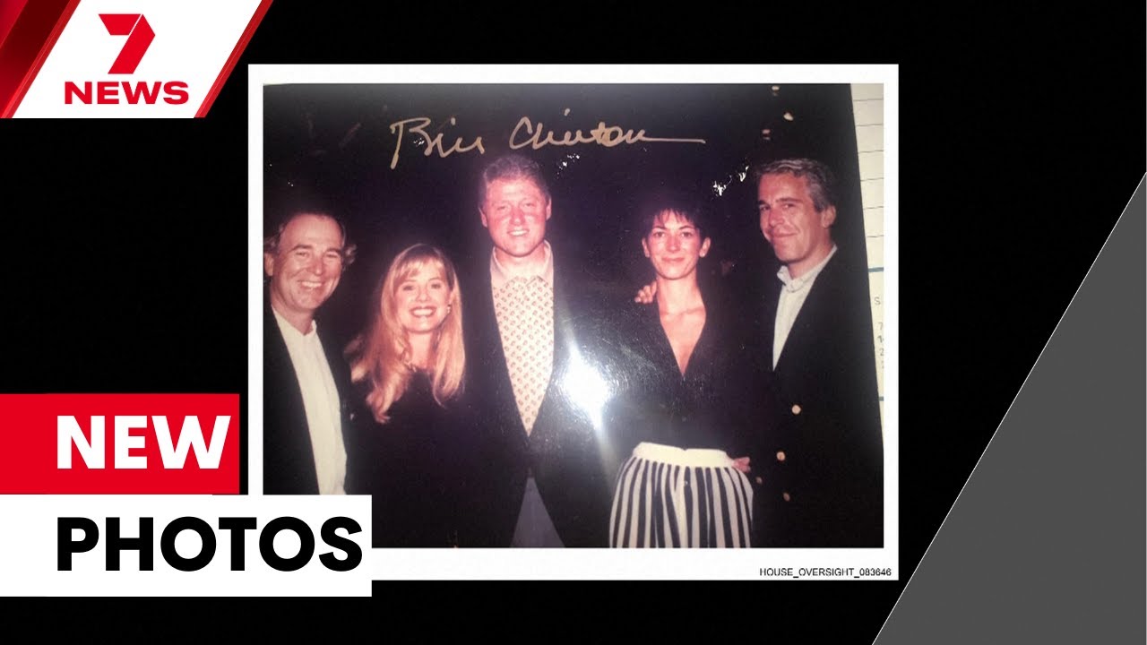 New Epstein photos feature Trump and celebrities | 7NEWS