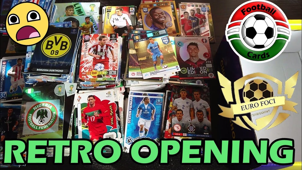 Euro Foci HATALMAS Panini-Topps vegyes csomag | RETRO