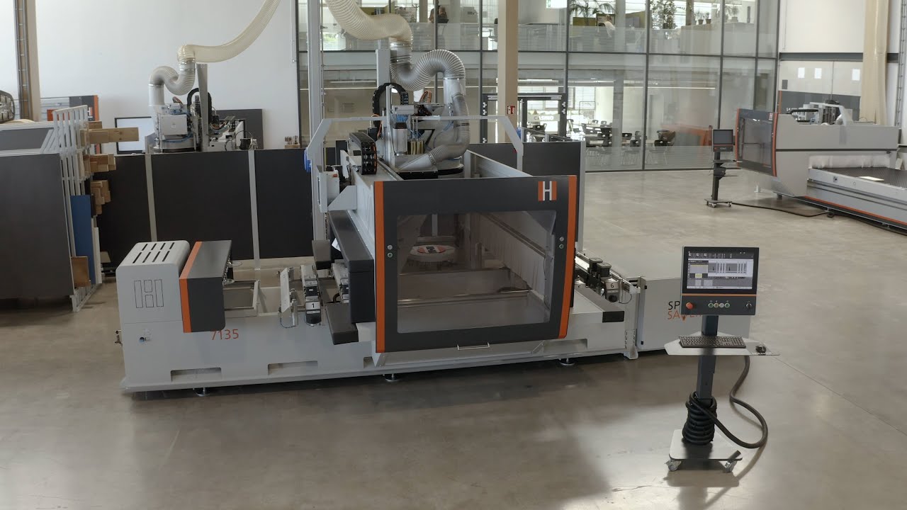 7135 SpaceSaver CNC de consola de 5 ejes de HOLZ-HER