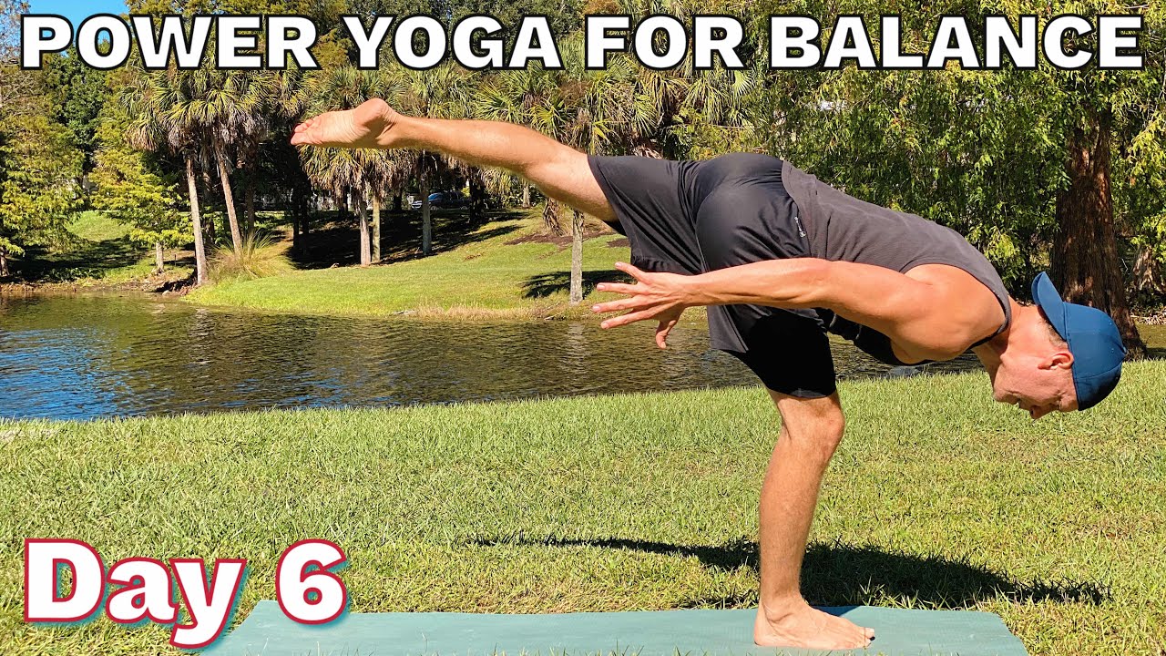 25 Min FULL BODY POWER YOGA FOR BALANCE (Day 6) 7 day Yoga Challenge with Sean Vigue