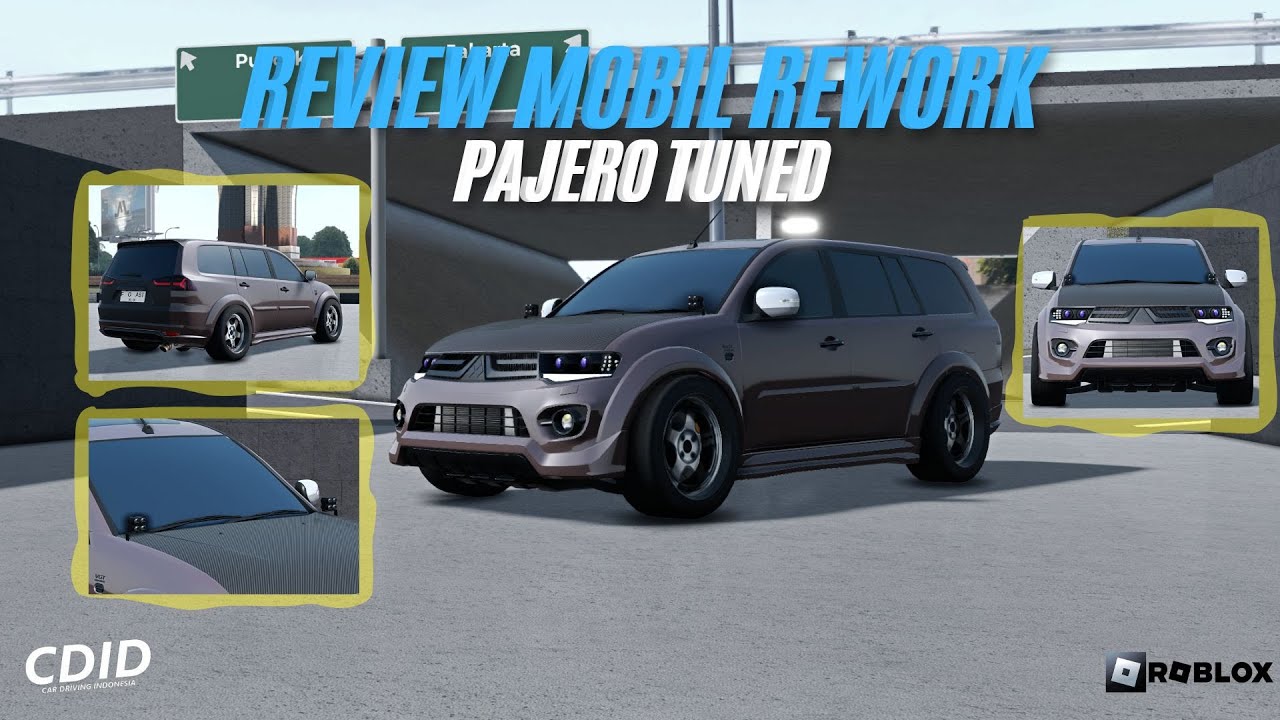 MOBIL REWORK PAJERO TUNED CDID!!! Roblox Cdid 1.9.8