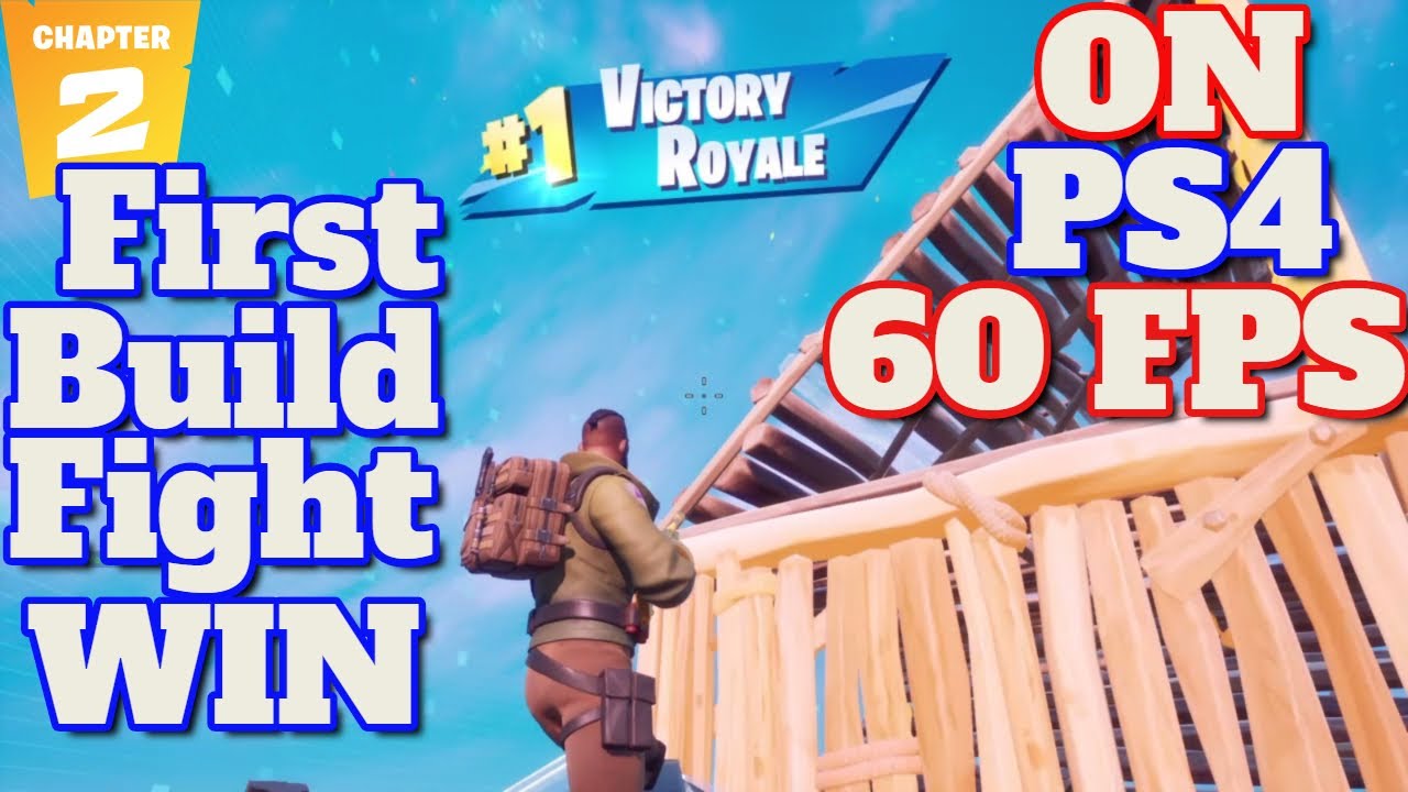 My 1st BuildFight SOLO WIN on PS4 SLIM 60 FPS - Fortnite Gameplay No Commentary [PS4 PRO Controller]