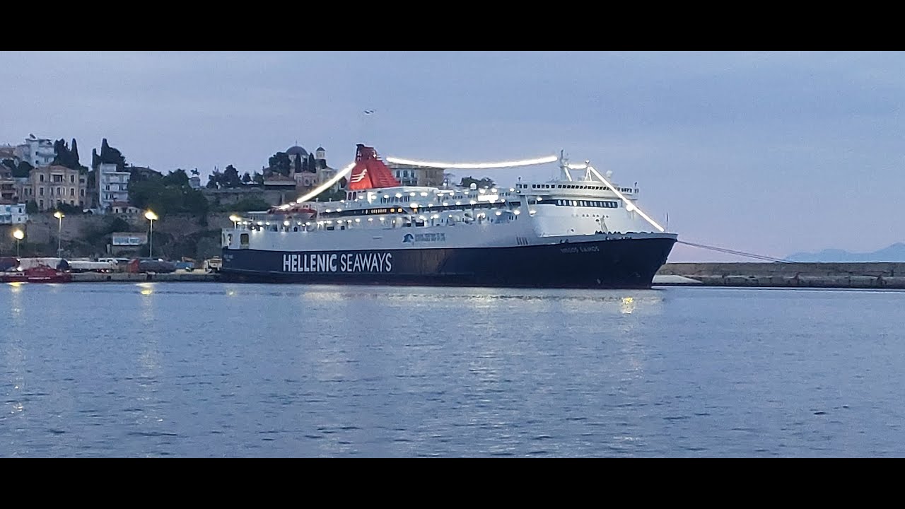 Nissos Samos:Early Morning Departure From The Port Of Kavala
