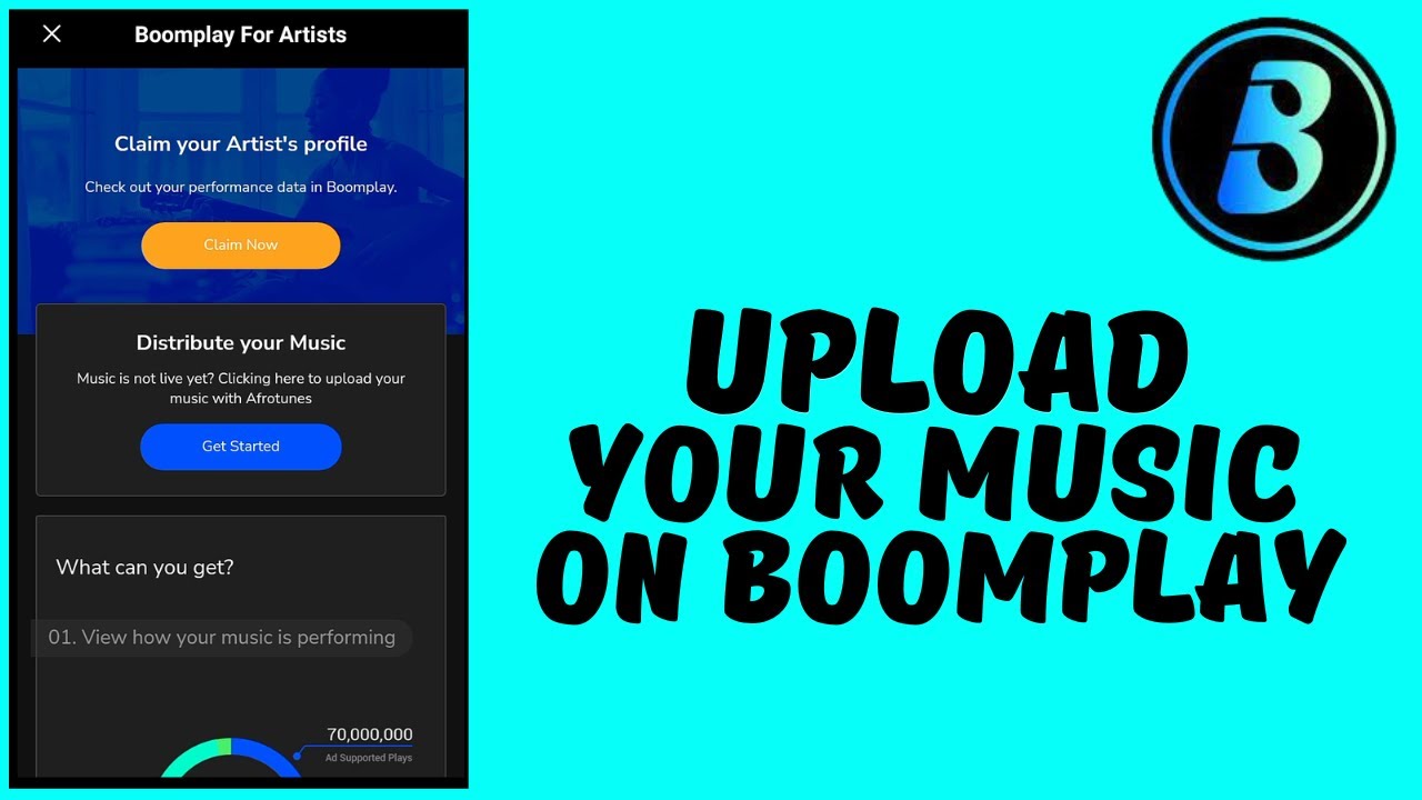 Как загрузить свою музыку на Boomplay