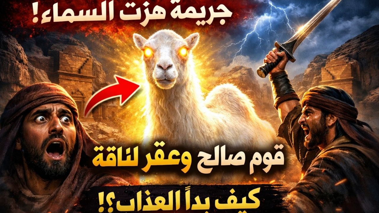 🚨 ثلاثة أيام قبل العذاب… العدّ التنازلي لهلاك ثمود😱 الناقة التي تحدّت أمة كاملة… كيف انتهت القصة