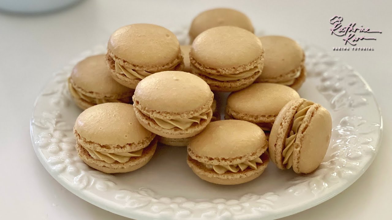 Coffee Caramel Macaron 咖啡焦糖马卡龙