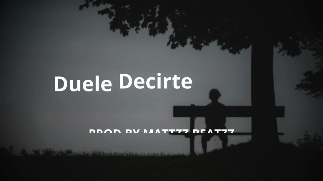 💔 Duele Decirte Adiós  | Instrumental Rap Romantico | SaD