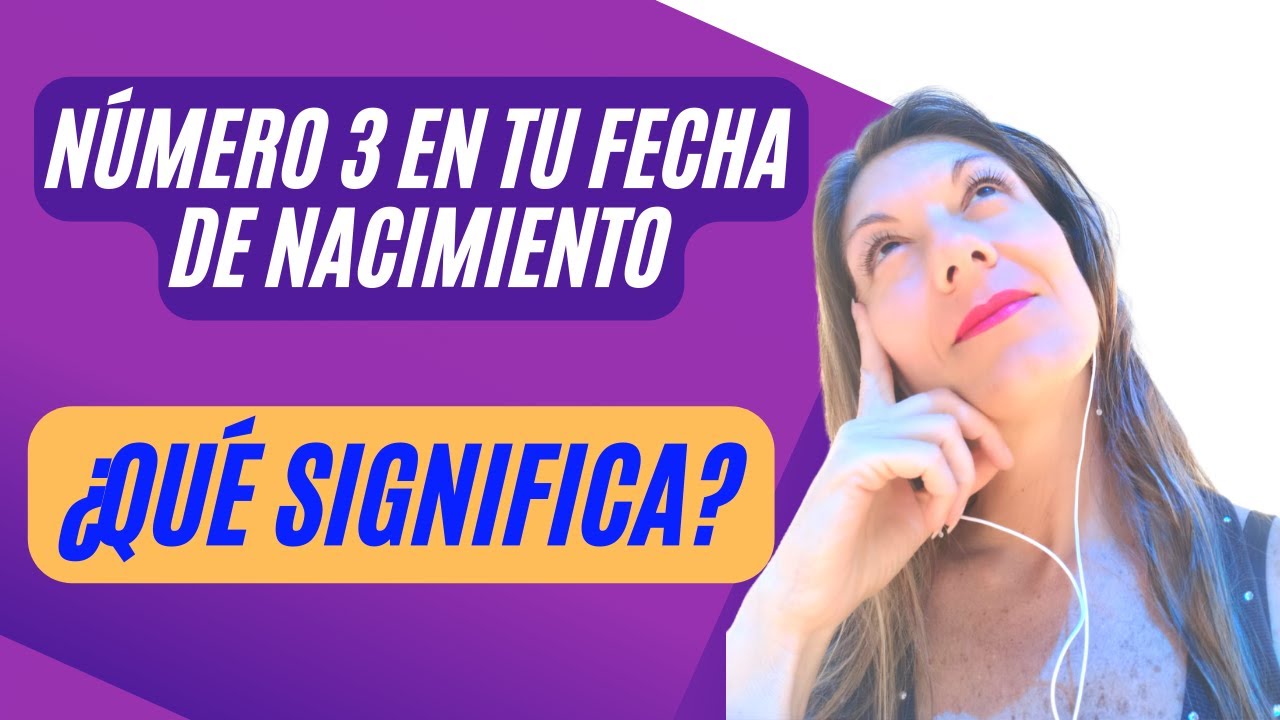 Numerología. Así es un tres.