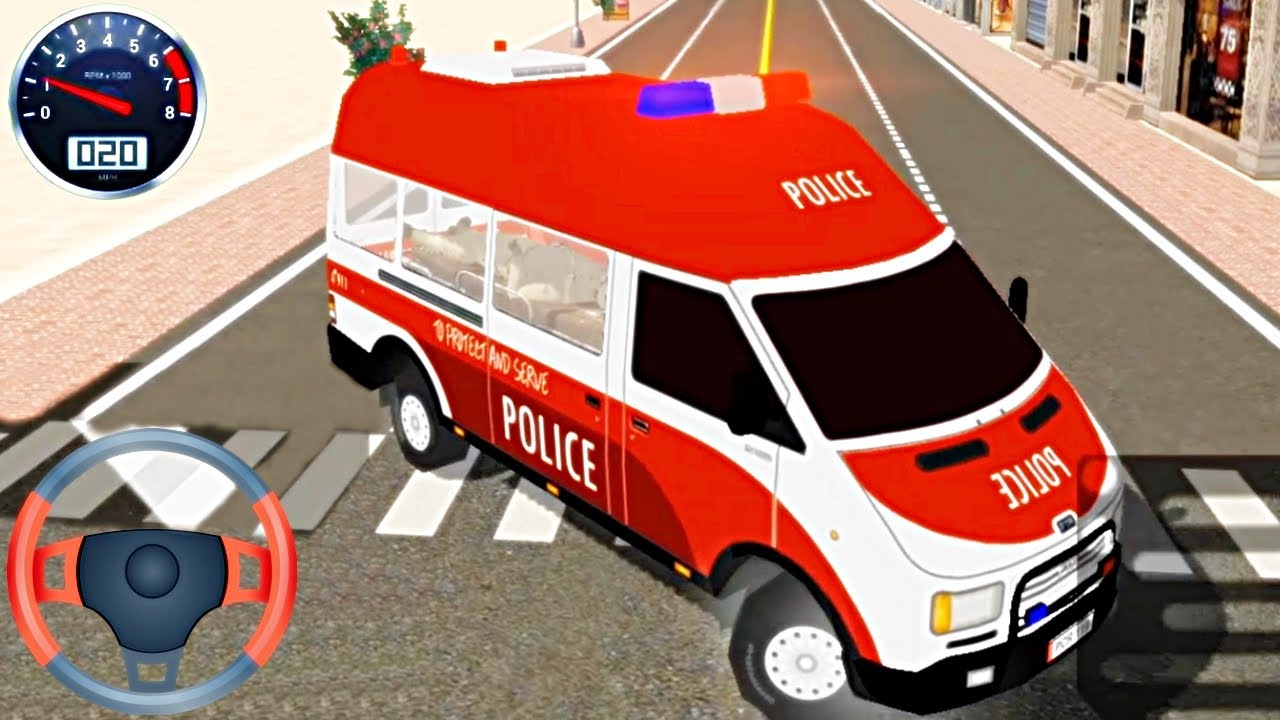 Jogo de Carros Ambulância da Polícia Desenho 🚓🚑 (Policeman Ambulance Simulator)
