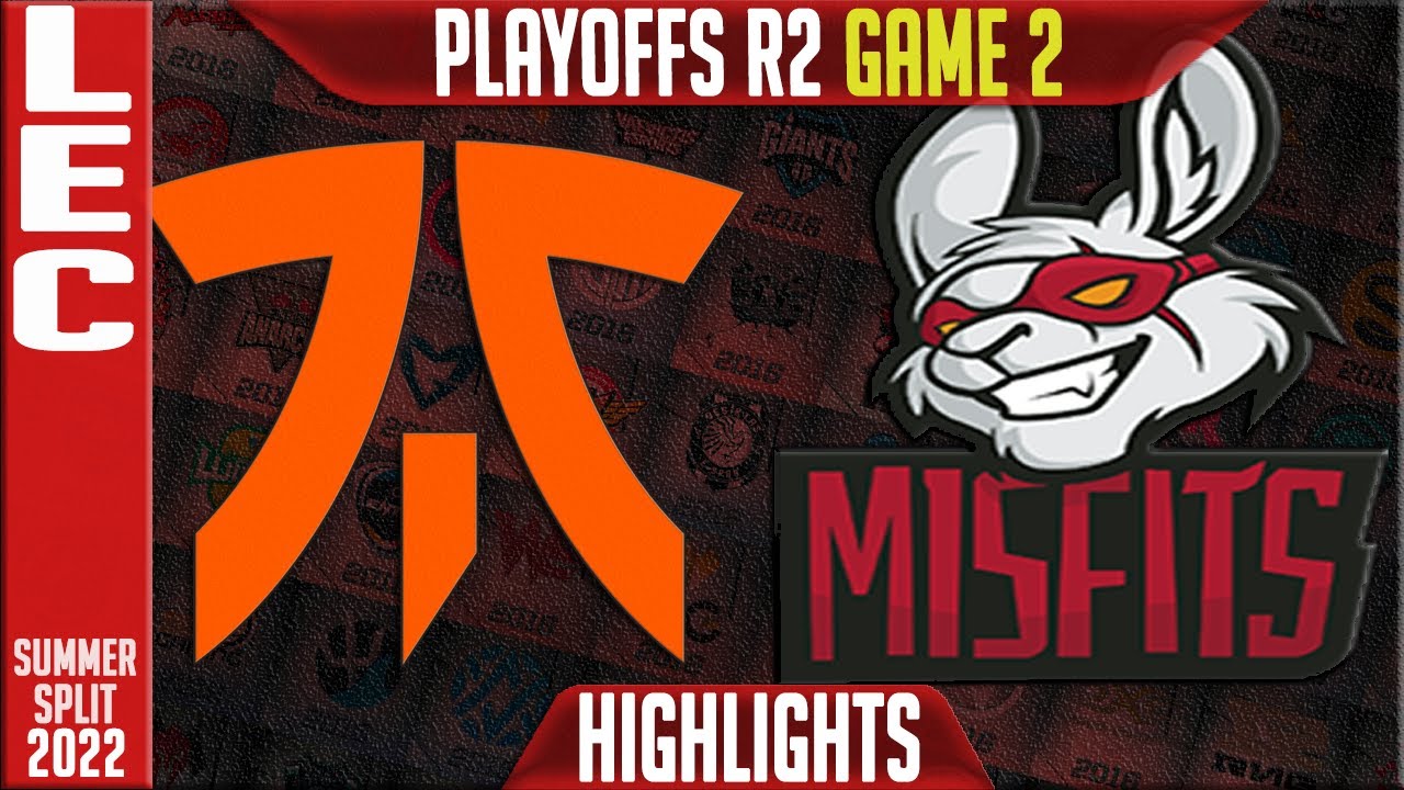 FNC vs MSF Highlights Game 2 | Playoffs Lower Round 2 LEC Summer 2022 | Misfits Gaming vs Fnatic G2