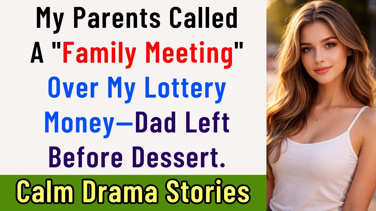 My Parents Called A Family Meeting Over My Lottery Money—Dad Left Before Dessert