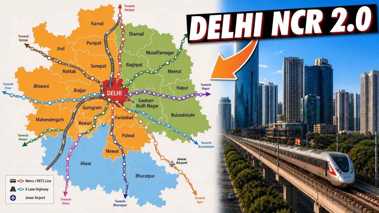 🇮🇳 This ₹20 Lakh Crore Delhi NCR Mega Plan Will Shock the World | Inspired by Japan