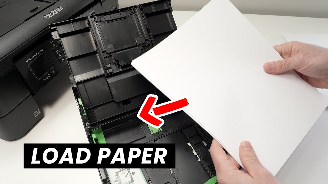How to Load Paper In Your Brother MFC-J1010DW & J1012DW Printer