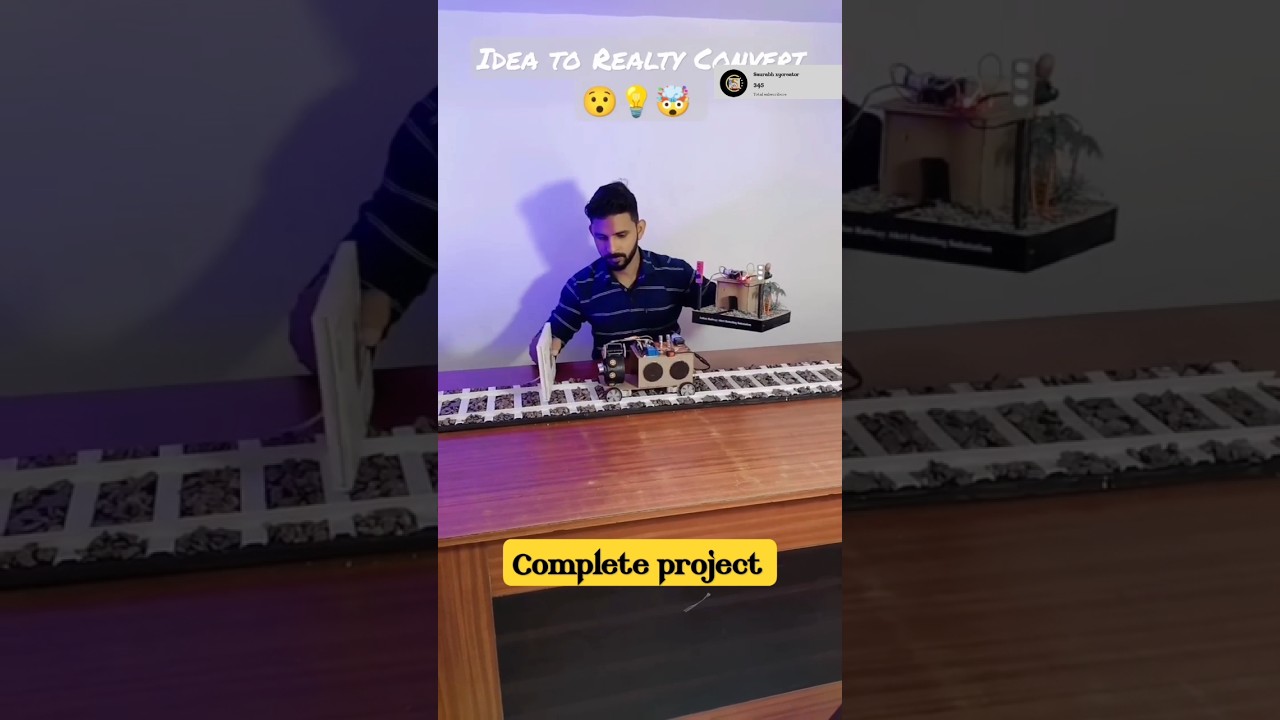 complete project electrical engineering & civil engineering project #train