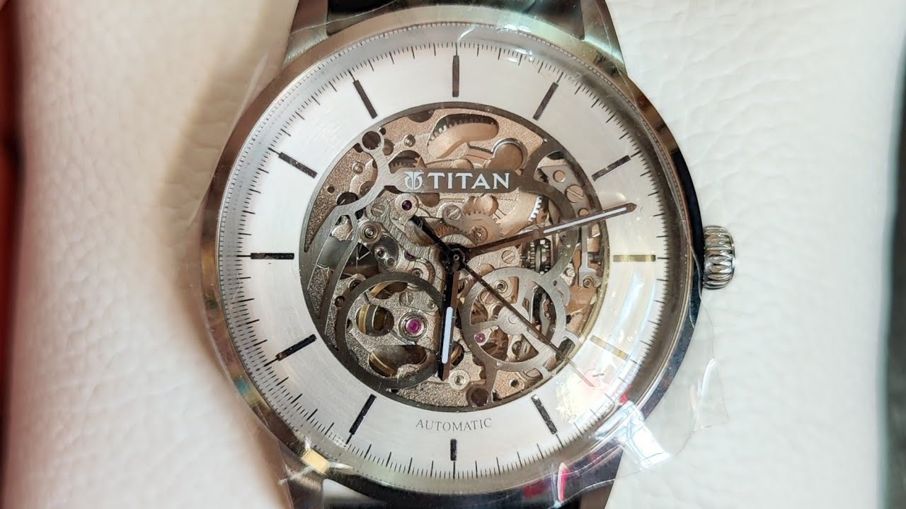 Titan Mechanical Analog Silver Dial Men's Watch - 90110SL01 unboxing and 1st look.
