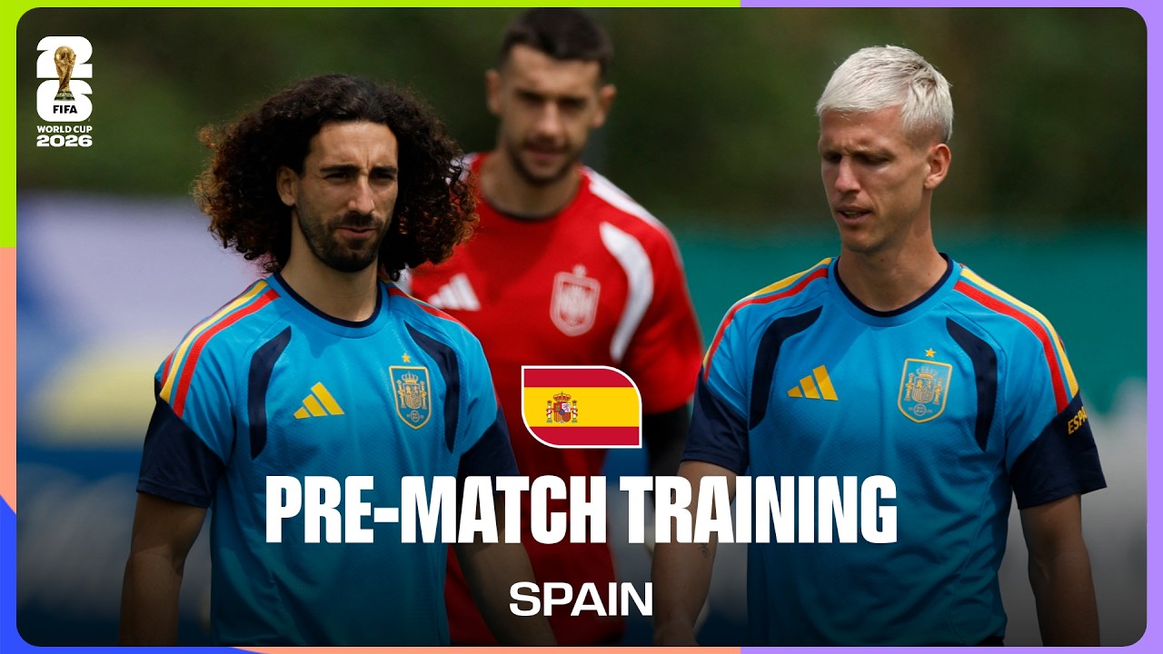 Spain Train Before Uruguay | FIFA World Cup 2026&trade;