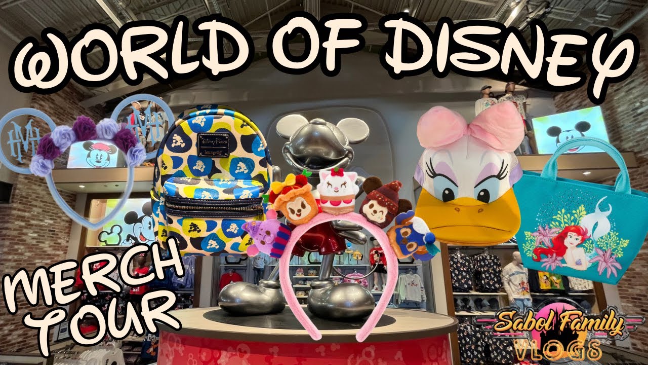 WORLD OF DISNEY NEW MERCHANDISE SHOPPING TOUR | February 2025 ~ Disney Springs! Walt Disney World!