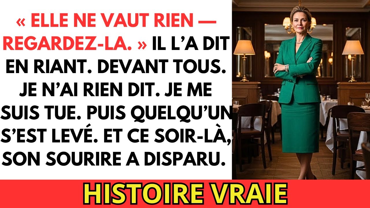 IL S’EST MOQUÉ DE MOI DEVANT TOUT LE MONDE — PUIS QUELQU’UN S’EST LEVÉ… ET SON SOURIRE A DISPARU.