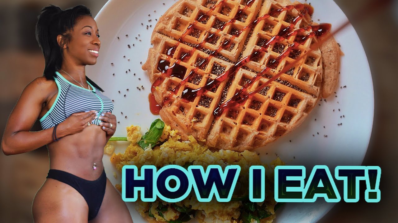 What I eat in a DAY // for small waist weight loss // fitness athlete tips