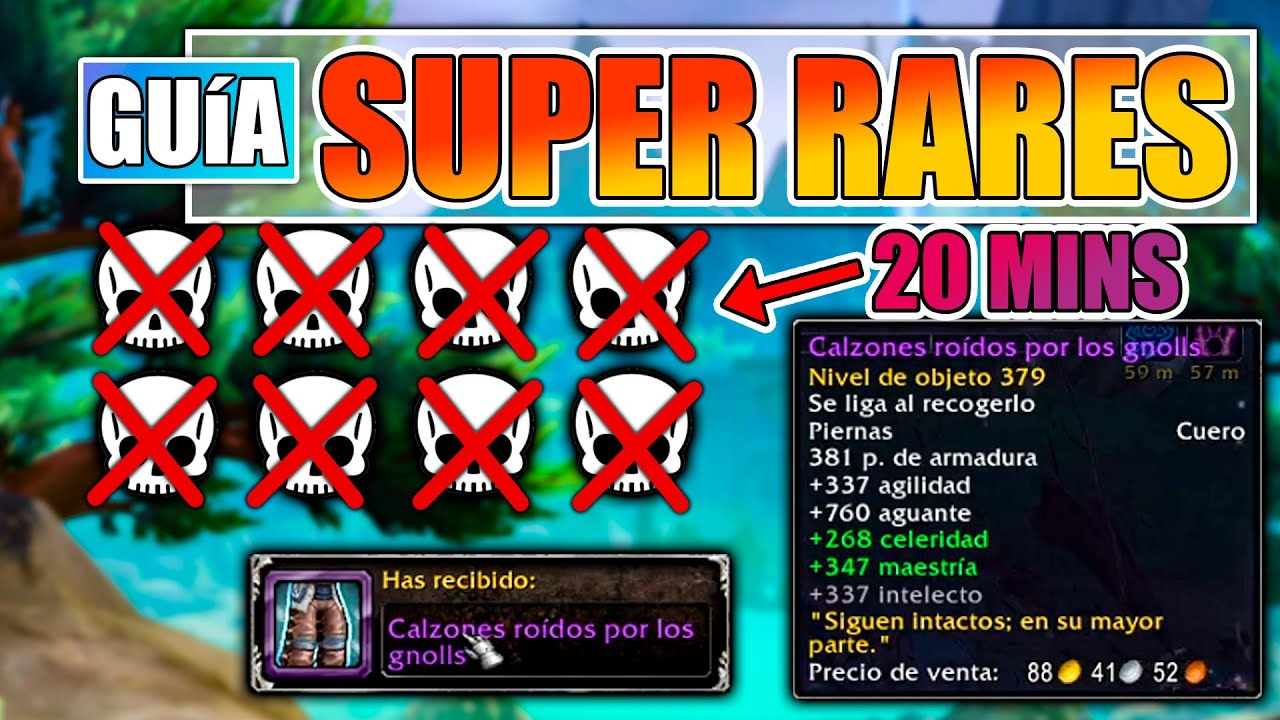 GUÍA DE RARES | HASTA 385 de ILVL *20 mins al DÍA* | WOW DRAGONFLIGHT
