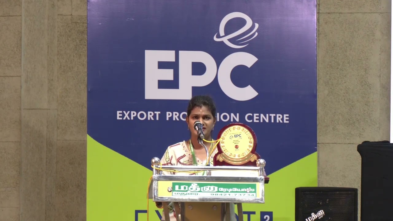 EPC Export Summit 2024 - Awardees - Mrs. Sridevi - Arjun International Exports