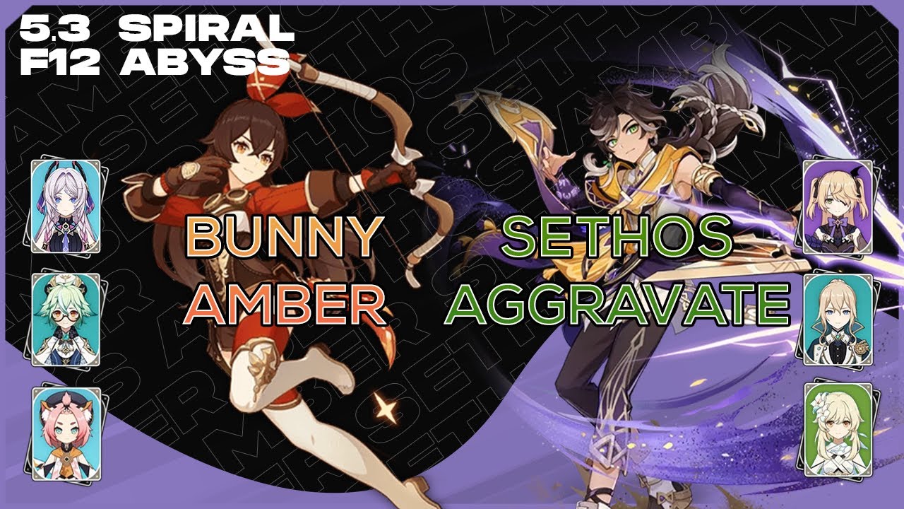 5.3 Spiral Abyss Floor 12 - Bunny Amber feat. Citlali & Sethos Aggravate