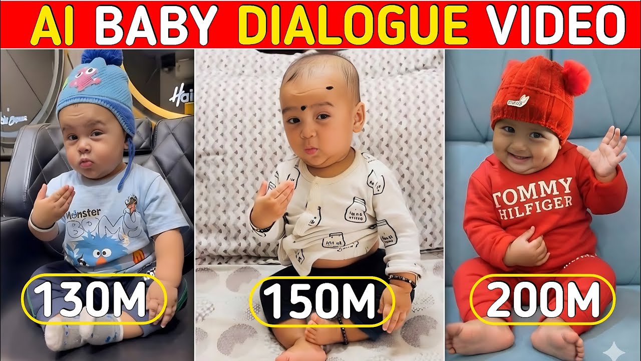 Baby AI Dialogue Video Kaise Banaye | Bachho Ka Dailoge Bolne Wala Ai Video Kaise Banaye