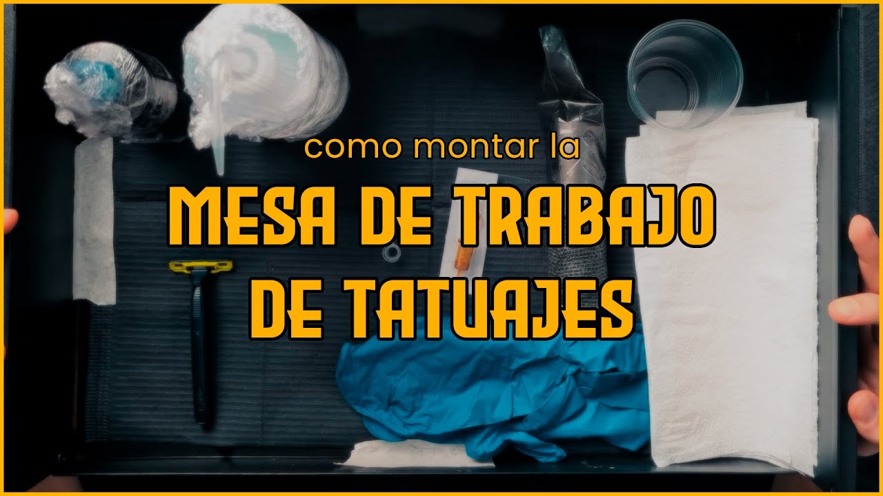 20 ELEMENTOS que NO deben faltar en tu mesa de trabajo de TATUAJES 🕵️