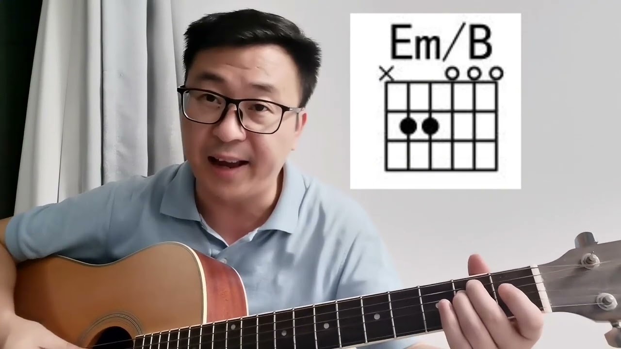 吉他转位和弦弹唱经常出现，只要知道三和弦的按法，就能轻松记住