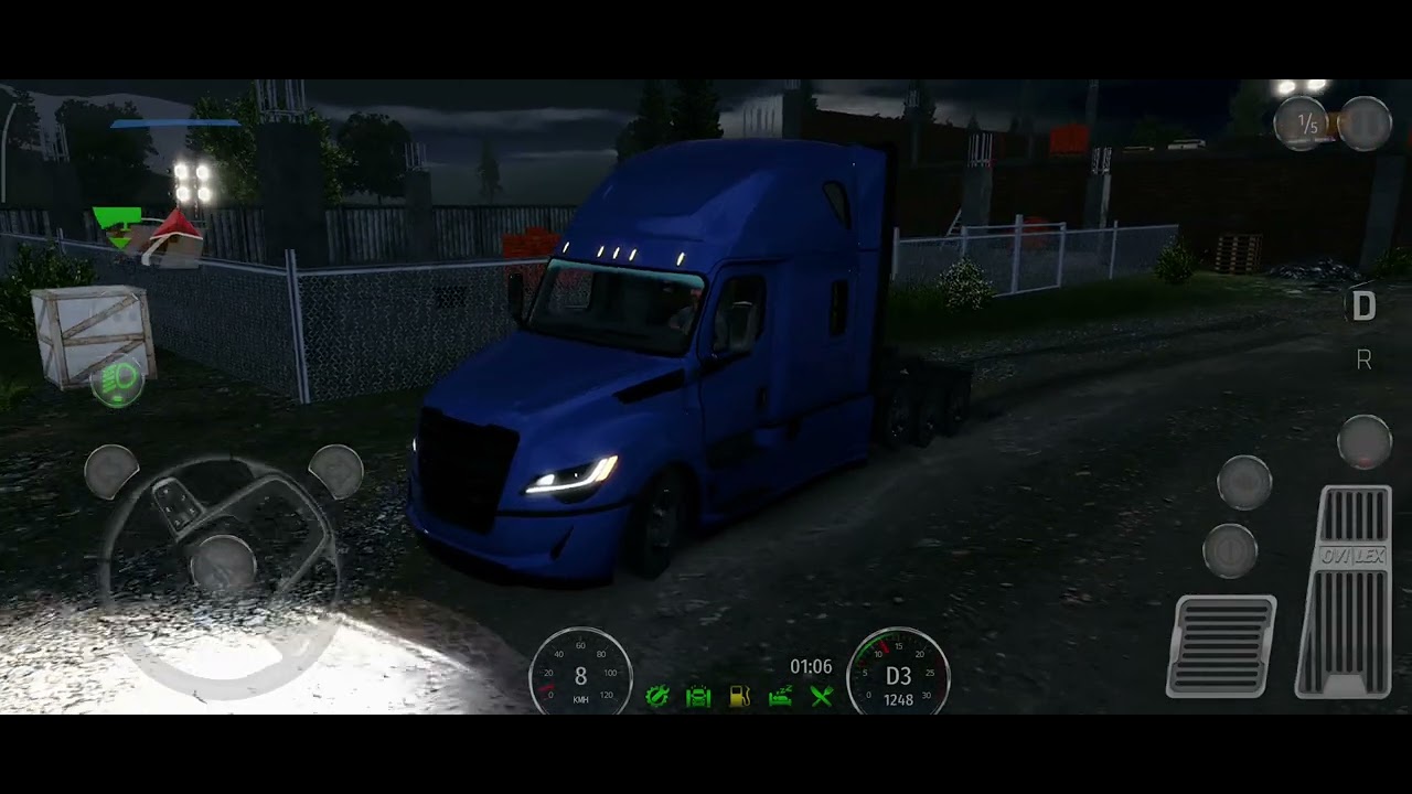 Truck simulator Drive USA, Evo,  fazendo novas viagens, caminhão 8×4 mais potência👌😏