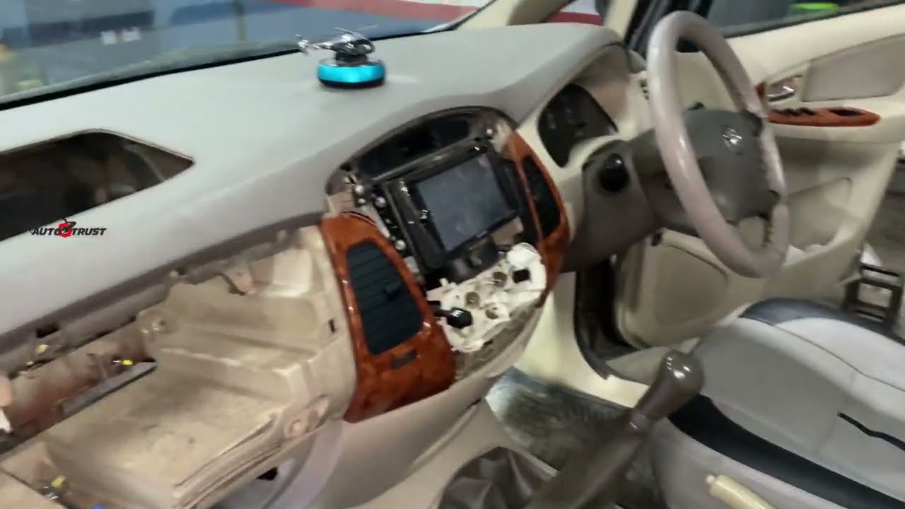 TOYOTA INNOVA out smell come to inside the cebine | dash board R and R | @autotrusttechinicaltips