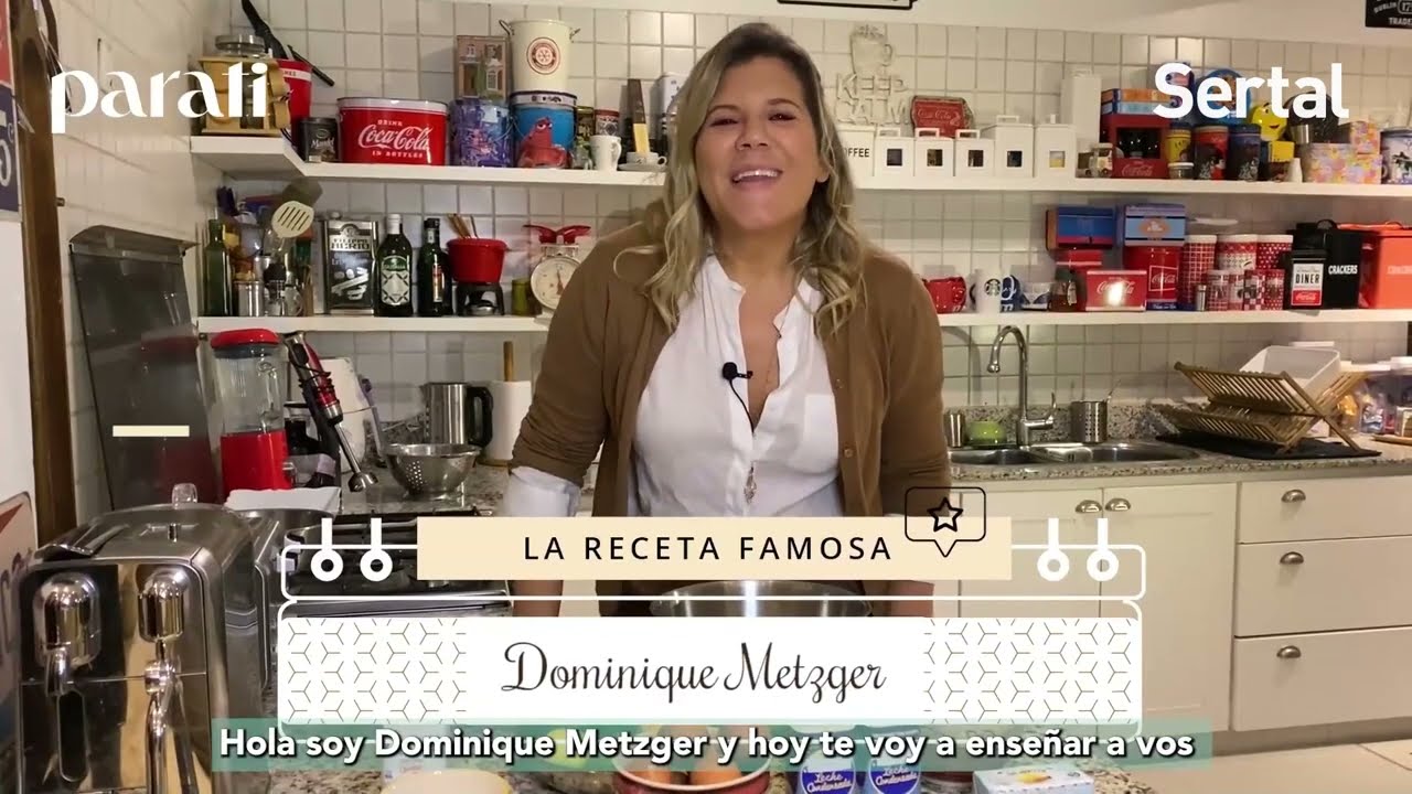 #LaRecetaFamosa: Dominique Metzger nos muestra su costado gourmet y cocina una Key Lime Pie