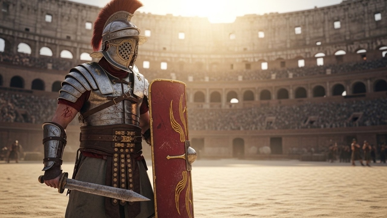 Twoje życie (i śmierć) jako gladiator w starożytnym Rzymie | Rekonstrukcja AI