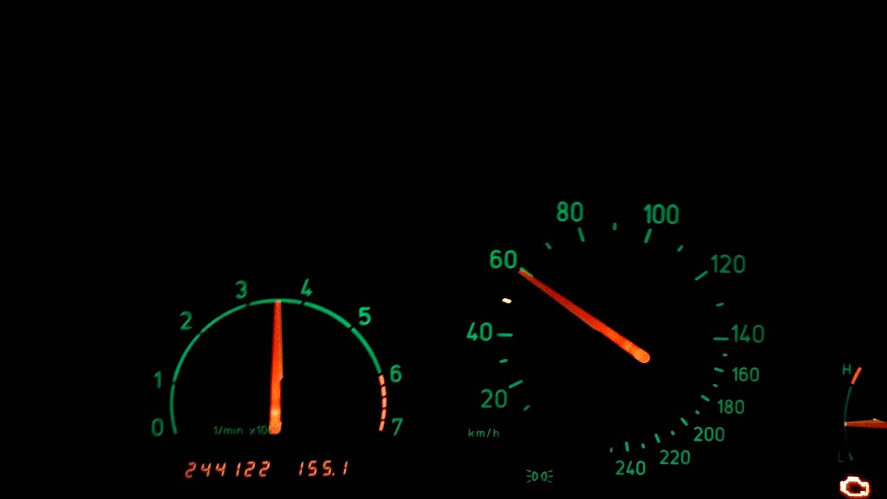 Saab 9-3 viggen 60-160 acceleration 4k