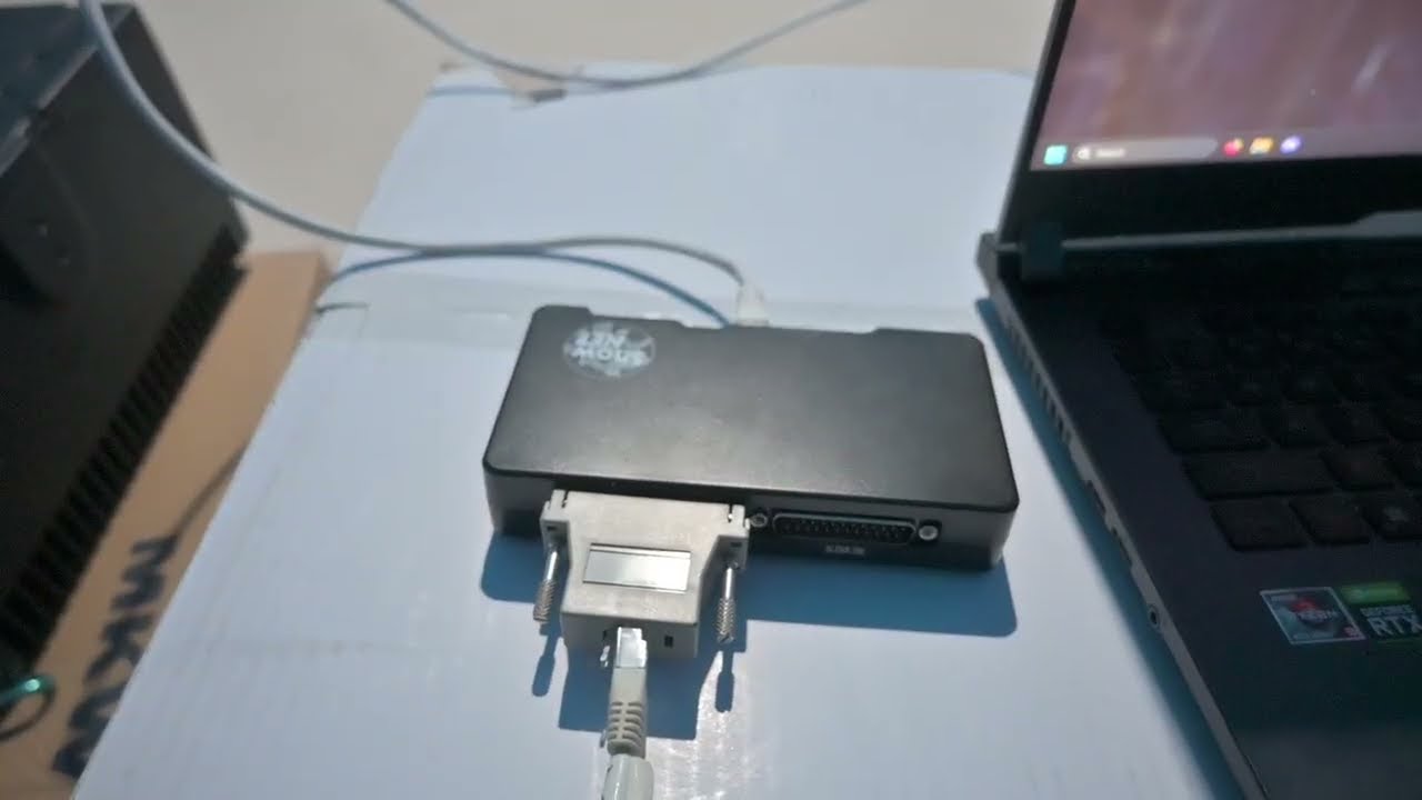 Touchdesigner work with RGB laser through ILDA and ShowNet | Test 0002 Connections